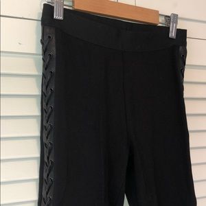 BCBG Tie Leg Leggings